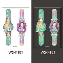 New Luminous Cartoon Children's Watch, Waterproof, Cute For Boys And Girls, Wrist Glow, Fun Stickers, Minimalist Design - Multicolor - View 9