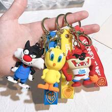 Warner Bros Classic Bugs Bunny Cartoon Keychain Cute And Funny Keychain Pendant Car Keychain Gift For Best Friend - Multicolor - View 10