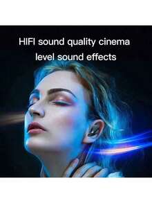 蓝牙5.3蓝牙耳机 HiFi立体声睡眠耳机 降噪无线耳机 办公 - 彩色 - 查看 6