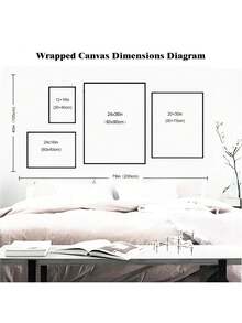 1 Piece Hardy Gallery Seascape Canvas Abstract Wall Art Painting With Frame, Beach Path Leading To The Sea Abstract Coast Print Aesthetics, Suitable For Living Room, Bathroom, Bedroom, Apartment, Resort, Villa, Classroom, Hallway, Studio, Study, Dormitory, Home Office Decoration, Can Be Hung Directly. - 自然風景 - 查看 4