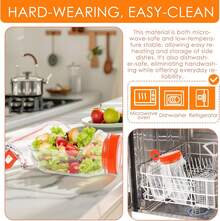 [Limited-Time Giveaway] Side-Opening Salad Jar, Mason Jar-Style Lunch Box, Perfect For Meal Prep; Leak-Proof, Airtight Salad Shaker With A Sauce Compartment; Dishwasher Ideal For The Office And Travel - 彩色 - 查看 8