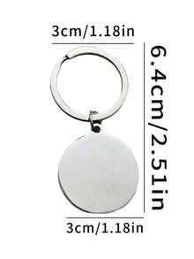 America 250th Anniversary 1776-2026 Commemorative Double-Sided Engraved Keychain - Patriotic Theme, 250 Years Of Freedom, American Eagle Stainless Steel Keyring, Casual, Party, Cute, Street, Elegant, Alloy Anniversary Souvenir - Silver - View 5