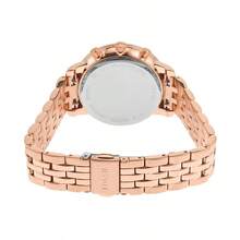 Fossil Neutra Series Chronograph Watch: Three-Eye Calendar Display, Stainless Steel Strap ES5218 - Rose Gold - View 4