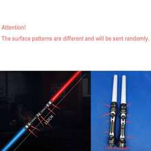 Bộ 2 thanh kiếm laser (thanh phát sáng nhấp nháy), kiếm laser hai lưỡi có đèn chiếu sáng với hiệu ứng âm thanh sống động và nhiều chế độ màu sắc, lý tưởng cho các cảnh chiến đấu hoành tráng. - Nhiều màu - Xem 11