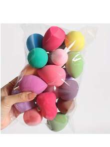 Large 6cm*4cm/2.32in*1.57in Powder Puff, Wet & Dry Use Makeup Sponge, Random Color, Suitable For Makeup Application And Concealing, Portable, Great Christmas Gift For Friends,Giveaways,Travel,Cheap Stuff,Travel Essential - Multicolor - View 8