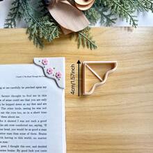 Elegant Handmade Polymer Clay Bookmark Mold, Clay Bookmark Mold, Polymer Clay Cutting Tools, Suitable For Handmade Bookmarks, Jewelry Making Kits, DIY Clay Cutting Tools, Handmade Gift Tools, Art Tools, High Quality Tools - Apricot - View 17