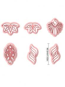 Boho Geometric Polymer Clay Cutters, Geometric Design Shape Clay Cutter Molds For DIY Earring Jewelry Making, Art And Craft Molds Accessories - Clay Cutters - View 9