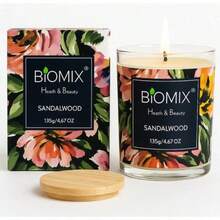 Vela de Masaje Sandalwood - Cera de Soya 100% Natural Aroma Floral Ideal para Hidratacion y Masajes 135 g - Ambiente de Bienestar - como en la foto - Ver 1