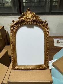 1 khung ảnh trang trí mạ vàng cổ điển, thiết kế retro trang nhã, phù hợp trang trí đám cưới, trang trí nhà cửa, món quà lý tưởng cho Giáng sinh, mùa đông, tiệc tùng, sinh nhật và là vật trang trí hoàn hảo cho đám cưới, sinh nhật và các lễ hội khác. - Nhiều màu - Xem 11