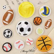 12pcs Chenille Embroidered Patches, Iron-On Patches, Sports Ball Patches, Basketball & Volleyball Pattern Patches, Suitable For DIY Crafts, DIY Wallet Making, Sports Fabrics, Computer Embroidery, Patches, Sewing Supplies, Multipurpose, Applicable For DIY Handicrafts, Bag Accessories, Outdoor Sports Accessories, Football Gifts, Basketball Accessories, Adult Crafts, Sports Fans Supplies, Sports Events, Men's Gifts, Women's Gifts, Sports Gifts - Multicolor - View 9