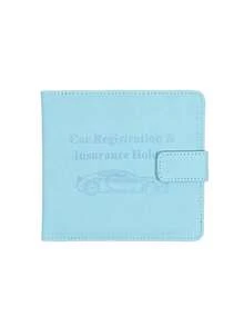 PU皮革汽车驾驶证和保险卡收纳夹 - 彩色 - 查看 9