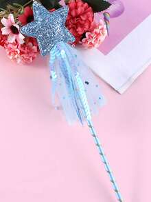 Magical Wand, Fairy Wand, Flashing Star Fairy Wand, Cartoon Cute Party Performance Props - Multicolor - View 12