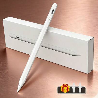 9th & 10th Gen Fast Charging Active Stylus Pen Compatible With 2018-2023 IPad Pro 11"/12.9", IPad 10/9/8/7/6, IPad Mini 5/6, IPad Air 3/4/5, Compatible With Apple Devices, With LED Power Indicator, Anti-Mistouch, Handwriting Function, Suitable For 2018-2024 IPad