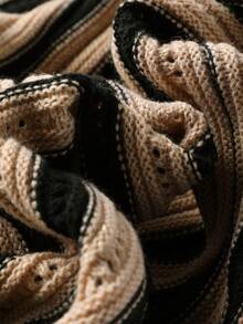 Elegant Backless Striped Slip Dress, High-End French Style, Suitable For Daily, Beach, Evening, Dating, Holiday Wear - Apricot - View 10