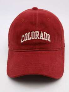 1pc Spring & Autumn Versatile Casual Cap, 2026 New Baseball Cap For Men & Women, Wide Brim, Large Head Circumference, Baseball Cap, Sun Protection, Letter Embroidery - A - View 5