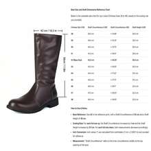 2025 Men's High-Top Leather Riding Boots & COSPLAY & Side Zipper Simple Men's Boots Round Toe Rubber Thick Sole Tall Boots & Black & Chocolate Brown - Chocolate Brown - View 2