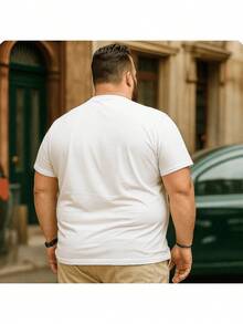 Camiseta Blusa Masculina Plus Size Yeshua escrita Estilosa e Confortável Estampada Manga Curta Verão 100% Algodão - Branco - Visão 4