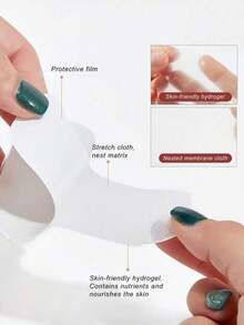 5/10pcs Eye Lifting & Firming Anti-Dark Circles & Fine Lines Eye Gel Patches, Collagen Eye Masks For Men & Women - Multicolor - View 2