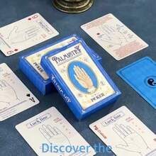 Complete Palm Reading & Tarot Card Set For Beginners - Includes Oracle Cards With Meanings, Divination Game & Mystical Interpretation Paper Card Deck - Multicolor - View 10
