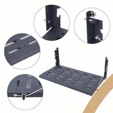 Folding Table Tailgate Table Cargo Holder Folding Dining Table Shelf Stand - black colour - View 2