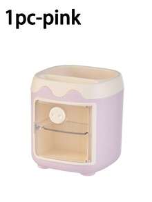 1个多功能可爱猪鼻子笔筒，办公桌收纳盒，大容量储物桶，返校礼物，附赠随机颜色贴纸 办公桌配件 桌面配件 办公用品 办公装饰 办公桌配件 桌面配件 办公配件 - 長方形 - 查看 13