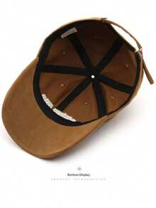 1pc Spring & Autumn Versatile Casual Cap, 2026 New Baseball Cap For Men & Women, Wide Brim, Large Head Circumference, Baseball Cap, Sun Protection, Letter Embroidery - A - View 11