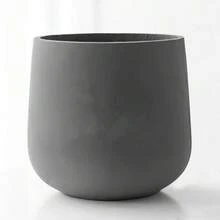 Nordic Style Magnesium Mud Flower Pot, Balcony/Living Room/Ground Planter, Round Cup-Shaped Concrete Flower Pot - Wine Glass Flower Pot - View 4