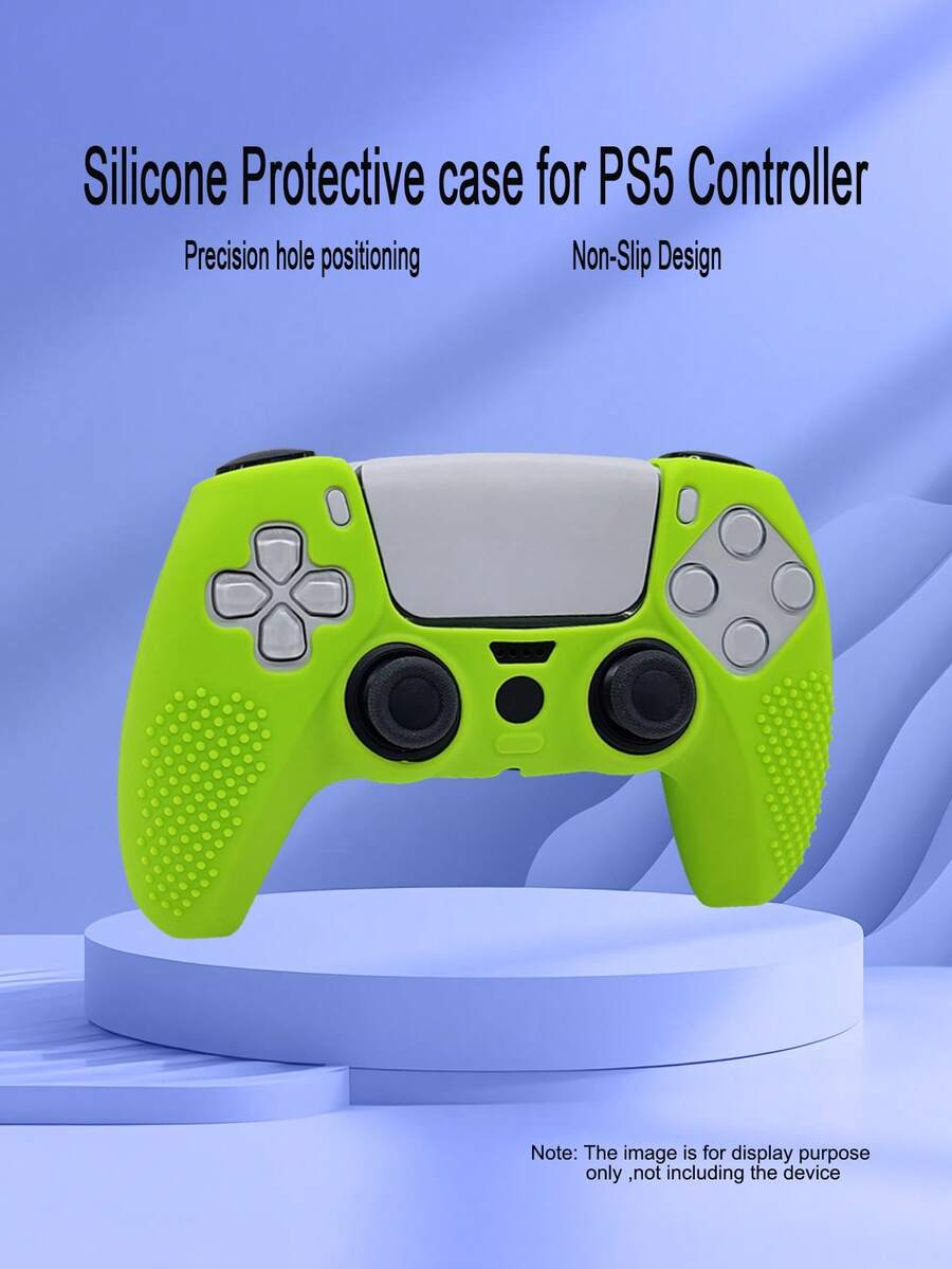 1pc PlayStation5 Controller Protective Cover, Anti-Slip Design, Anti-Sweat, Anti-Scratch, Anti-Dust, Enhances Gameplay Experience - Multicolor - View 1