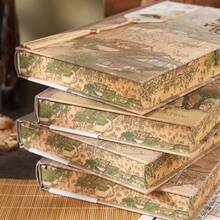 1本A5精装笔记本，封面图案为中国古代名画，可作日记本、记事本、笔记本等，清明江山水中国画图案，东方绘画手绘插图手稿，学生用品，返校必备 - 盛世 - 查看 4