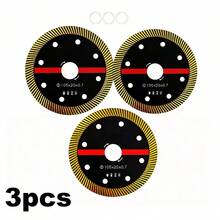 1片/3片/5片装玻璃切割片，薄金刚石锯片，适用于瓷砖、石材、大理石、人造石切割 - A - 查看 5