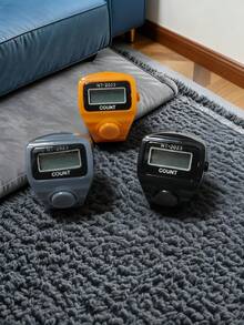 1 buc/3 buc contor electronic LCD cu 5 cifre resetabil și mini contor inelar, potrivit pentru antrenament sportiv, ameliorarea stresului, învățare, numărare, rugăciune etc. - multicolor - Vizualizare 1