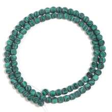 1 hạt đá màu xanh lục tự nhiên, mờ, nhiều kích cỡ 4/6/8/10mm, phong cách thời trang, giản dị, cổ điển, thích hợp để làm vòng tay, vòng cổ, trang sức, mặt dây chuyền, phụ kiện trang trí. - malachite - Xem 9