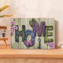 SNA 2026新款DIY英文门牌号码十字绣套装，适用于客厅装饰画，采用全新手工刺绣技法。DIY套件包含刺绣套件、十字绣套件、钩针套件、戳绣套件、缝纫配件、缝纫线、工艺套件、针线材料、缝纫图案、钩针工艺用品、刺绣套件、初学者缝纫图案。 - 需要自己繡製不含框架 - 查看 6