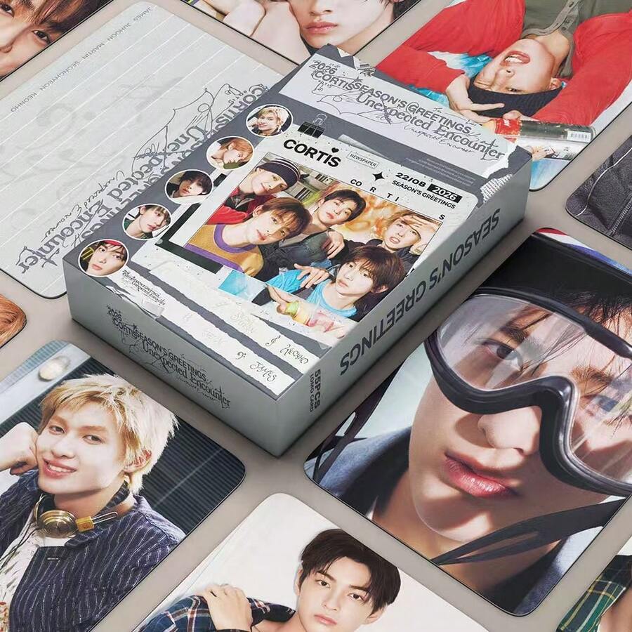 55pcs/92pcs (60pcs Celebrity Photo Cards + 32pcs Stickers) Zhao Yufan, Ma/Ding Boy Band KPOP LOMO Photo Cards - Complete K-Pop Merchandise Collection, High-Definition Printing, Essential For Boy Band Fans! - Multicolor - View 1