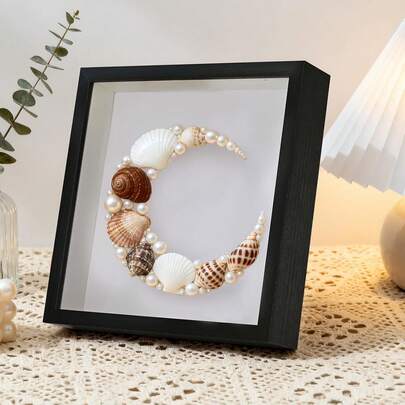 8x8 Shadow Box Frame Display Case For Keepsakes, Wedding Photos, Sports Tickets, Dried Flowers, Crafts Memorabilia Wall Decor(8*8,Black)