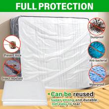 Plastic Mattress Bag, Moving Protection Cover, Mattress Storage Bag, Outdoor Travel Dust-Proof Waterproof Mattress Protector - Clear - View 5