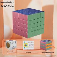 2026 New Arrival Colorful Morandi Cube 2x2 3x3 4x4 5x5 Puzzle Brain Teaser, Perfect Gift For Birthday, Holiday, Valentine's Day, Easter, Hand Exercise, Party Favor, Interesting Creative Gift For Teens - Multicolor - View 13
