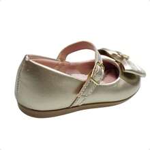 Girls' Ballet Flats, Sizes 20 To 34, Direct From The Factory. Christening Shoes. - 金色 - 查看 5