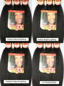 3PCS 32-Inch Pre-Stretched Braiding Hair - Smooth Yaki Texture, Flame Retardant Synthetic Fiber For All Women - Multicolor - View 10