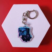 Popular Game High-Popularity Jinx Acrylic Keychain, Double-Sided High Transparency Badge Backpack/Phone/Car Pendant, Anime Game Peripheral Collection, Suitable For Theme Conventions, Daily Outfits, Fan Gifts, Accessories - Multicolor - View 7