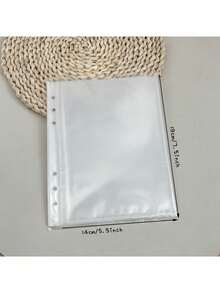 A5 Double Ring Binder, 10pcs Loose Leaf Bags, DIY Photo Album Storage Notebook, Kpop Organization Binder - Multicolor - View 8