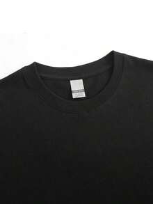 Men's Double-Sided Printed T-Shirt Colorful Anti Social Club Pattern, Comfortable, Stylish For Unisex Oversized T Shirts Unisex Graphic Tee - màu đen - Xem 7