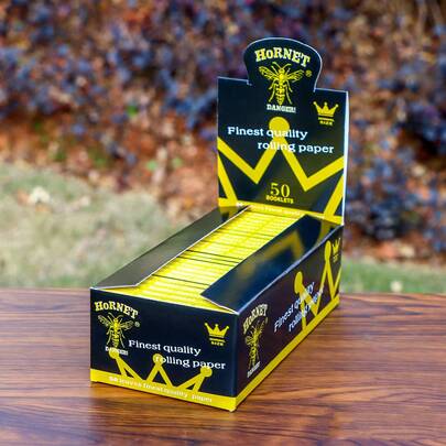 50 piezas/Caja, HORENT Papel de liar de 70MM de longitud, 50 hojas/Libro, Papel de liar de cigarrillos blanco semi-transparente, Accesorios para fumar, Papel de liar esencial para liar a mano, Empaque de libreta portátil