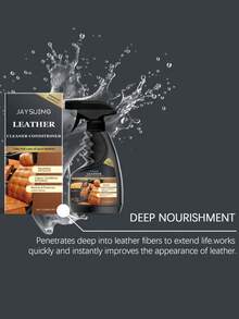 JAYSUING 皮革护理剂，适用于家具、手提包、沙发、汽车座椅，皮革清洁剂 - 液體 - 查看 5