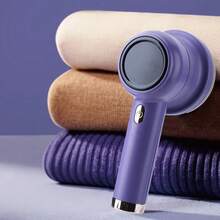 Rechargeable Fabric Shaver With LED Display - 800mAh Lithium Battery Powered Electric Fleece Remover For Clothing, Bedding, Pet Supplies - Portable Hairball Trimmer Without Damaging Fabrics - Home And Furniture Fleece Removal Tool Set - Upgraded version B - 查看 10