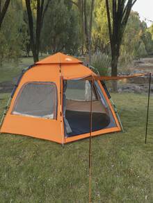 Camping Tent For Up To 8 People, Waterproof Tent Measuring 280x280x160cm, New Hawaii Camping, 4 Windows, Top Ventilation. - B - 查看 9