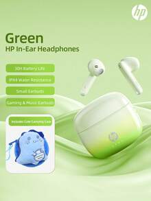 HP Wireless Earbuds, True Wireless Noise Cancelling Earphones, Compatible With Apple, Android And Other Devices, Comes With Charging Case, Suitable For Spring, Summer, Autumn And Winter, Also An Excellent Christmas Gift - H10J+ Headphone Storage Bag - View 4