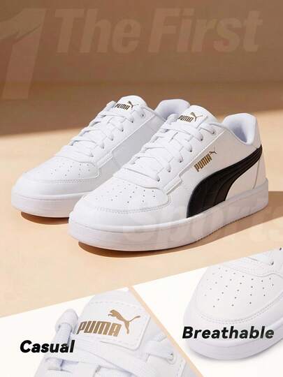 Puma Caven 2.0 Sneakers For Men And Women, Non-Slip Low-Top Skateboard Shoes, Couples Casual Shoes, Commuting Sports Shoes, 392290-03