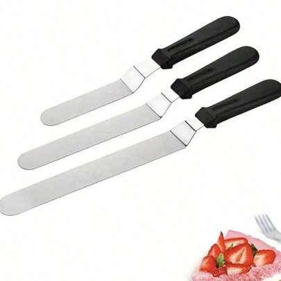 [Professional Baking Spatula Set] From Basic Spreading To Professional Decoration, This Set Of Tools Can Handle It All! Made Of High-Quality Stainless Steel, Durable And Easy To Clean, With Various Sizes To Meet Different Cake Frosting Needs! Suitable For Cream Cakes, Chocolate Sauce Spreading, Mousse Trimming And Many Other Scenarios, It Is An Essential Must-Have Tool For Both Baking Beginners And Experts To Easily Get Started!