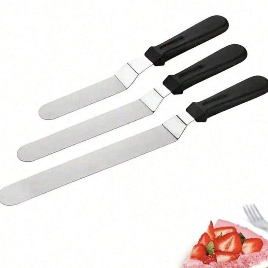 【专业烘焙刮刀套装】从基础涂抹到专业装饰,这套工具都能轻松应对!采用优质不锈钢材质,易于清洗,多种尺寸满足不同蛋糕装饰需求!适用于奶油蛋糕、巧克力酱涂抹、慕斯修整等多种场景,是烘焙新手和专家轻松入门的必备工具! - - - 查看 1